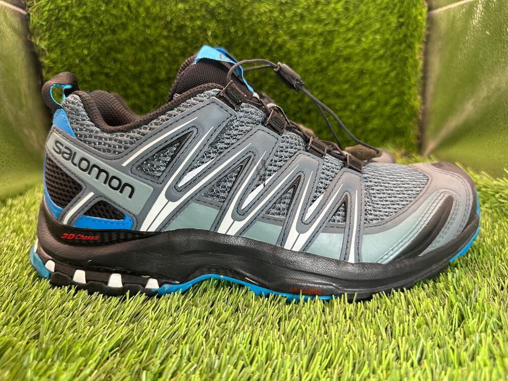 Salomon XA Pro 3D 145464 Athletic Shoes Men's 8.5 Gray Mesh Trail Running Hiking
